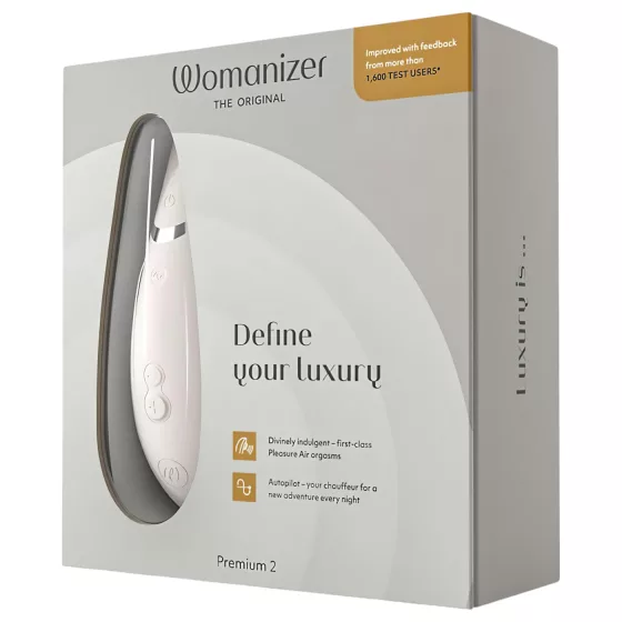 Womanizer Premium 2 - Airwave Clitoral Stimulator (White)