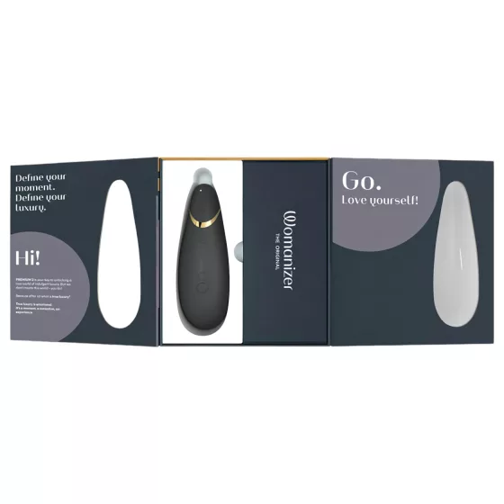 Womanizer Premium 2 - Air Pleasure Black Clitoral Stimulator
