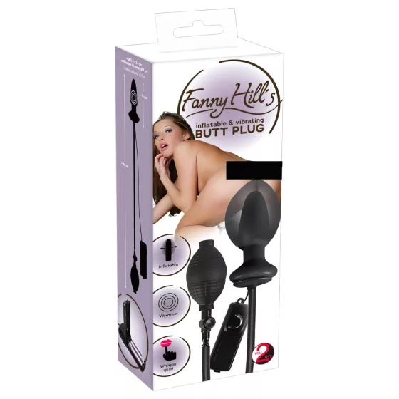 You2Toys Fanny Hill’s - inflatable anal vibrator (black)