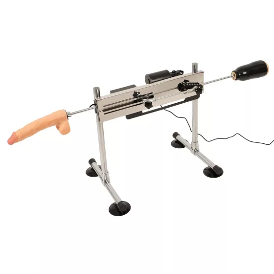 The Ultimate Pleasure Machine - Dual System with Two Dildos & One Sleeve