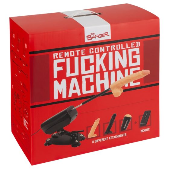 The Banger Intimate Pleasure Machine - Love Device with 2 Attachments