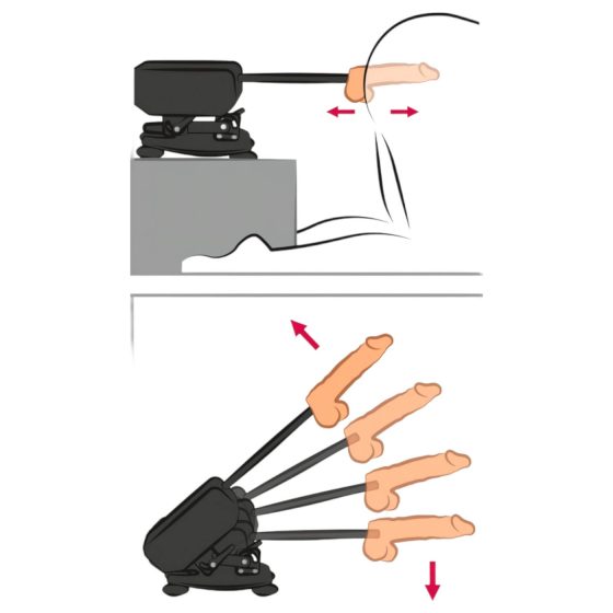 The Banger Intimate Pleasure Machine - Love Device with 2 Attachments