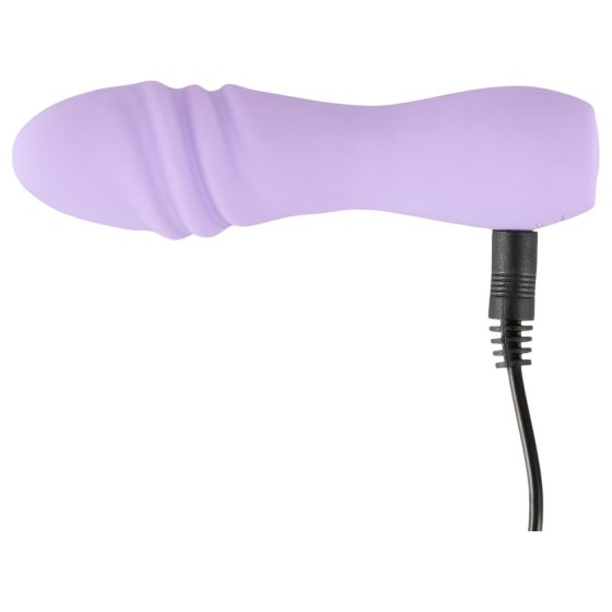 Cuties Mini 3 - Rechargeable, Waterproof Spiral Vibrator (Purple)