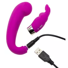   Happyrabbit Mini G - Rechargeable G-Spot & Clitoral Vibrator (Purple)