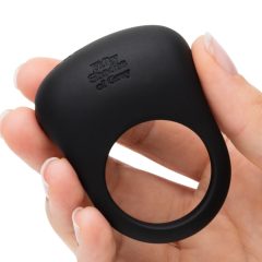   Fifty shades of grey - Sensation battery-operated vibrating penis ring (black)