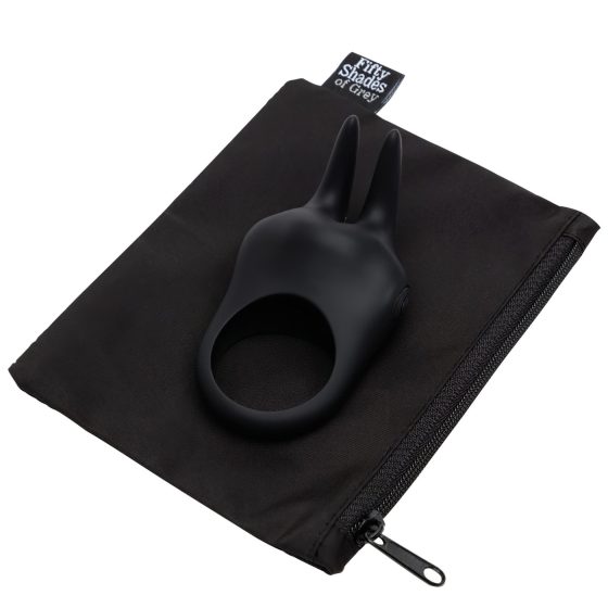 Fifty Shades of Grey - Black Vibrating Clit-Stimulating Ring