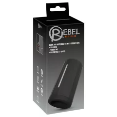   Rebel Pleasure Pro - Rechargeable, 3-Function Masturbator (Black)