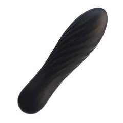 Svakom Tulip - rechargeable mini wand vibrator (black)