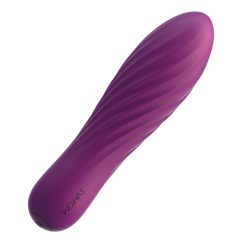 Svakom Tulip - Rechargeable Mini Wand Vibrator (Purple)