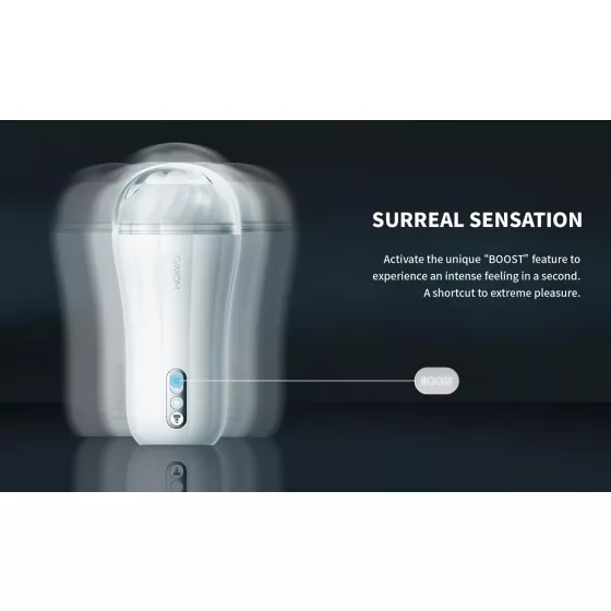 Svakom Robin - rechargeable masturbator (white)
