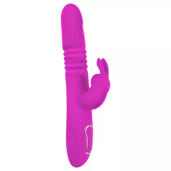SMILE Rabbit - Rechargeable, Clitoral Arm Thrusting-Rotating Vibrator (Pink) 