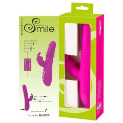   SMILE Rabbit - Rechargeable, Clitoral Arm Thrusting-Rotating Vibrator (Pink) 