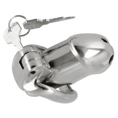 Fetish - Metal Male Chastity Cage (Silver)