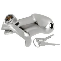 Fetish - Metal Male Chastity Cage (Silver)