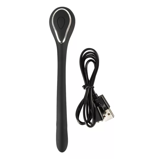 Rechargeable Vibrating Dilator (1cm) - Black