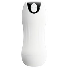   STROKER - Rechargeable, Suction-Vibrating Masturbator (White)