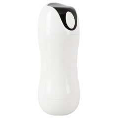   STROKER - Rechargeable, Suction-Vibrating Masturbator (White)