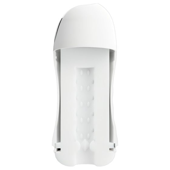 STROKER - Rechargeable, Suction-Vibrating Masturbator (White)