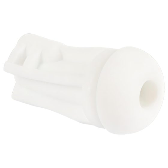 STROKER - Rechargeable, Suction-Vibrating Masturbator (White)