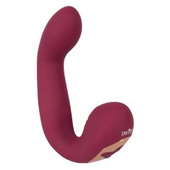   Javida Thumping - Rechargeable, pulsating G-spot and clitoral vibrator (red)