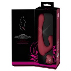 Javida - Rotating Radio-Controlled Clitoral Vibrator (Red)