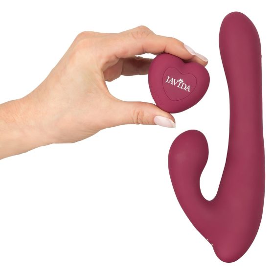 / Javida - Rotating Radio-Controlled Clitoral Vibrator (Red)