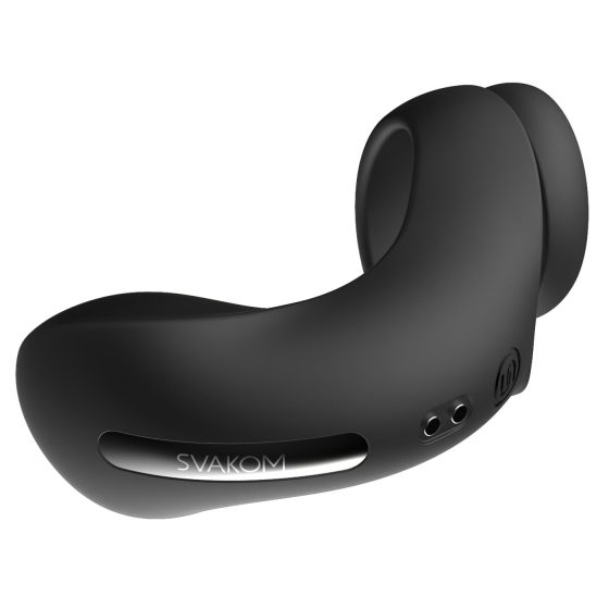 Svakom Benedict - Black Vibrating Penis Ring & Perineum Stimulator
