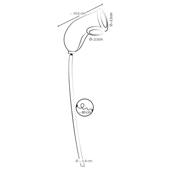 You2Toys Piss Play Sleeve - Transparent Penis Sleeve with Outlet Tube