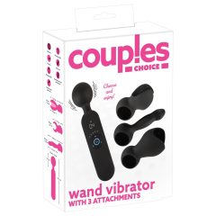   Couples Choice - rechargeable, heating massaging vibrator (black)