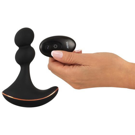 ANOS - Dual Motor Rotating Black Anal Vibrator