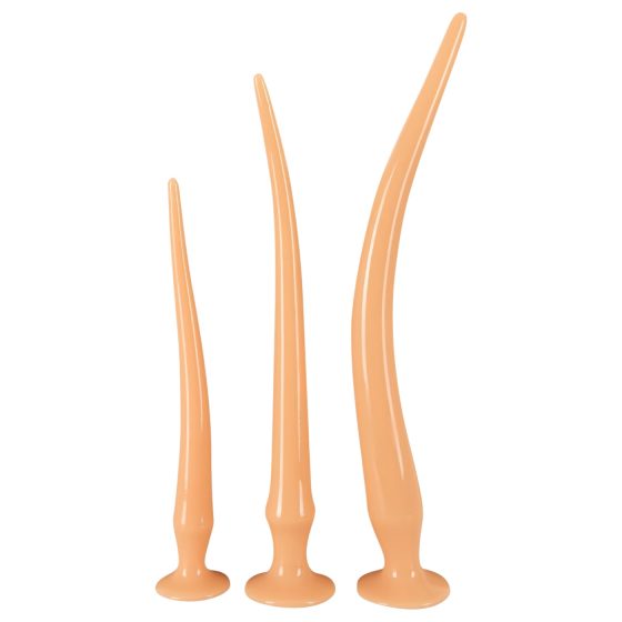 You2Toys - Extra Long Plug Dildo Set (3 Pieces) - Natural