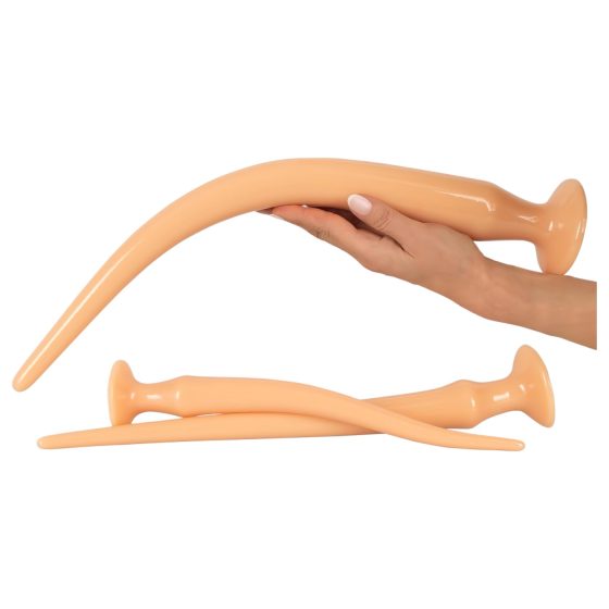 You2Toys - Extra Long Plug Dildo Set (3 Pieces) - Natural