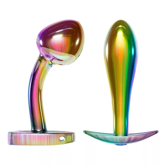 ANOS Metal Rainbow - metal anal plug set (2-piece)