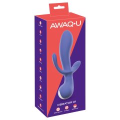 AWAQ.U 1 - Cordless 3-Prong Vibrator (Purple)