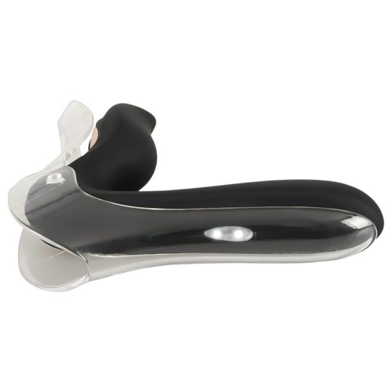 Bad Kitty - Rechargeable LED Vaginal Speculum (Black-Clear)