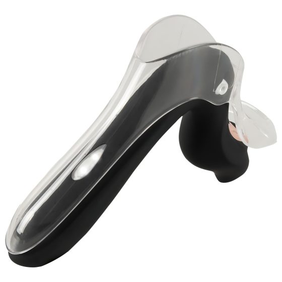 Bad Kitty - Rechargeable LED Vaginal Speculum (Black-Clear)