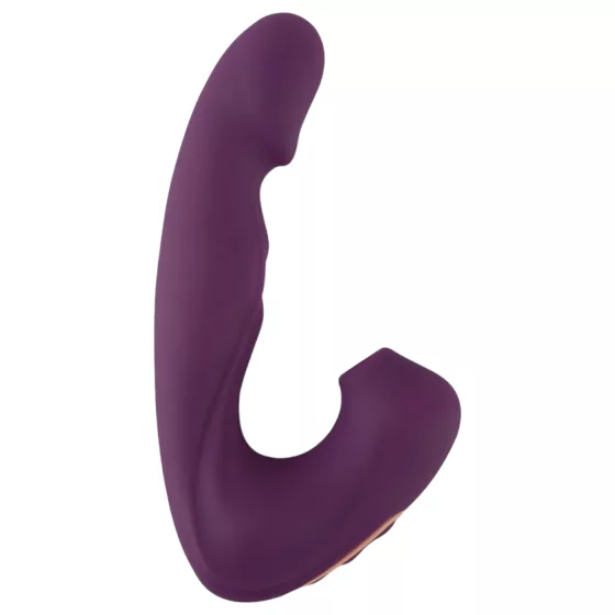 Javida - 4‑in‑1 tongue clitoral vibrator (purple)