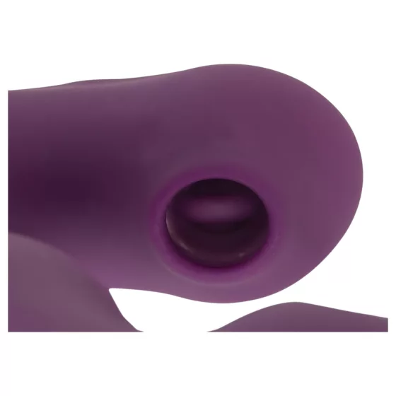 Javida - 4‑in‑1 tongue clitoral vibrator (purple)