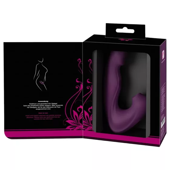 Javida - 4‑in‑1 tongue clitoral vibrator (purple)