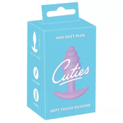 Cuties Mini Butt Plug - Silicone Anal Plug - Purple (2.8cm)