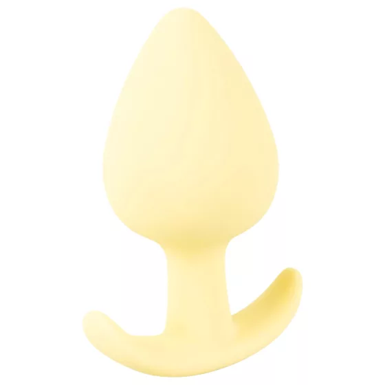 Cuties Mini Butt Plug - silicone anal plug (yellow, 3.1 cm)