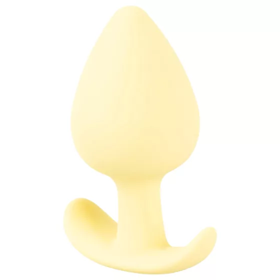 Cuties Mini Butt Plug - silicone anal plug (yellow, 3.1 cm)