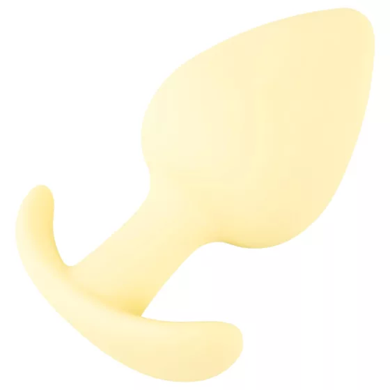 Cuties Mini Butt Plug - silicone anal plug (yellow, 3.1 cm)
