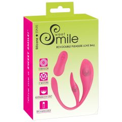 SMILE - Rechargeable Pink Vibrating Egg with Radio Control