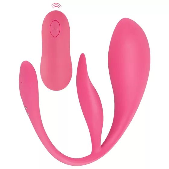 / SMILE - wearable rechargeable vibrating love egg with remote control (pink)