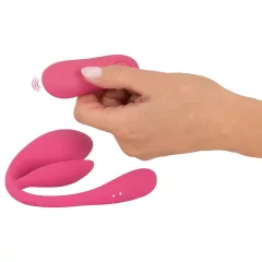   / SMILE - wearable rechargeable vibrating love egg with remote control (pink)