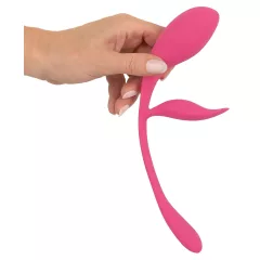   / SMILE - wearable rechargeable vibrating love egg with remote control (pink)
