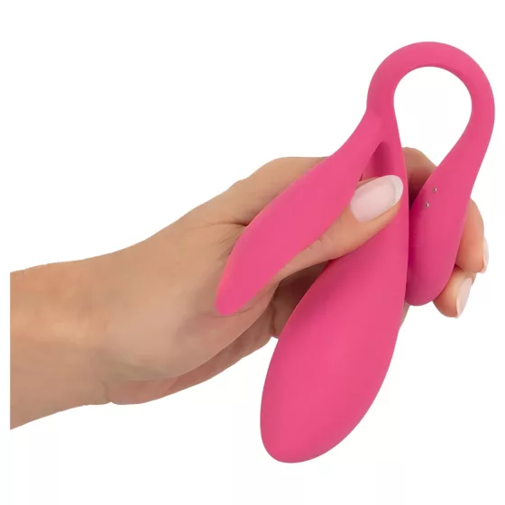 / SMILE - wearable rechargeable vibrating love egg with remote control (pink)