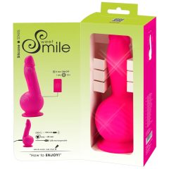   SMILE Powerful - Rechargeable Dual-Motor Suction Cup Vibrator (Pink)