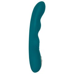   SMILE - rechargeable, waterproof rotating G-spot vibrator (green)